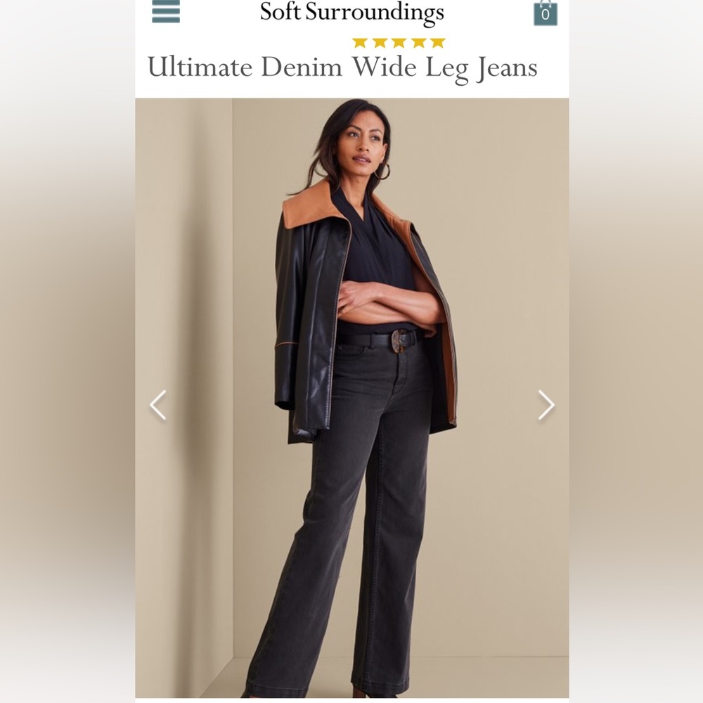 Soft surroundings Ultimate Denim Wide Leg Jeans